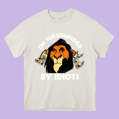 Surrounded By Idiots Book Heavy Core Tee Designed By Artisfamous