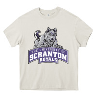 Cream university of scranton Heavy Core Tee - artisFamous