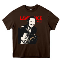 Chocolate Brown lawrence welk legends Heavy Core Tee - artisFamous