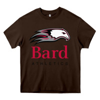 Chocolate Brown bard college athletics Heavy Core Tee - artisFamous