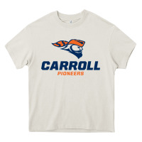 Cream carroll university pioneers Heavy Core Tee - artisFamous