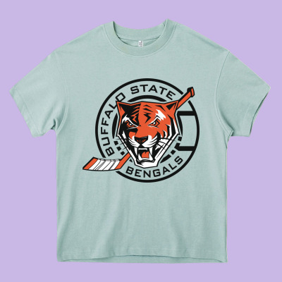 Buffalo State College Heavy Core Tee Designed By Artisfamous