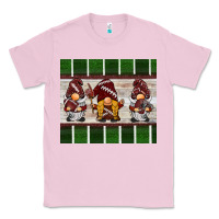 Bubblegum Pink football gnomes Classic Tee - BarkalooDesign