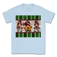 Dusty Blue football gnomes Classic Tee - BarkalooDesign