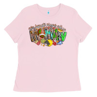 Bubblegum Pink My Favorite Players Call Me Mawmaw Ladies Tee - CowhideDigitalArt