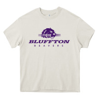 Cream bluffton university Heavy Core Tee - artisFamous
