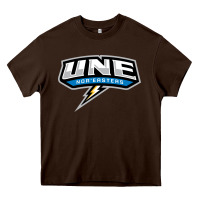 Chocolate Brown new england university Heavy Core Tee - artisFamous