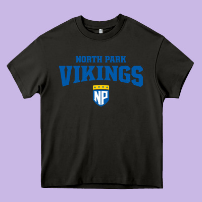 North Park University Heavy Core Tee Designed By Artisfamous