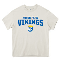 Cream north park university Heavy Core Tee - artisFamous