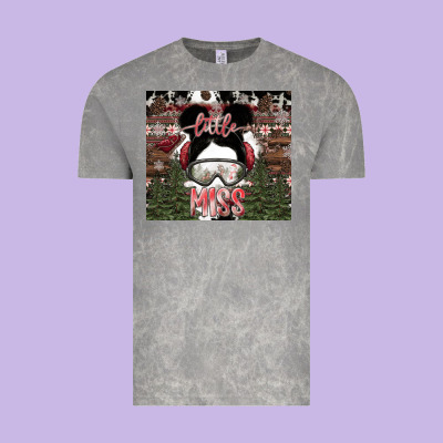 Little Miss Vintage Tee Designed By Cowhidedigitalart