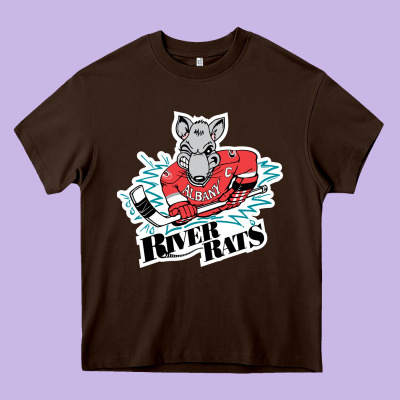 Albany River Rats Heavy Core Tee Designed By Artisfamous