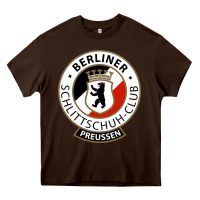 Chocolate Brown bsc preussen Heavy Core Tee - artisFamous