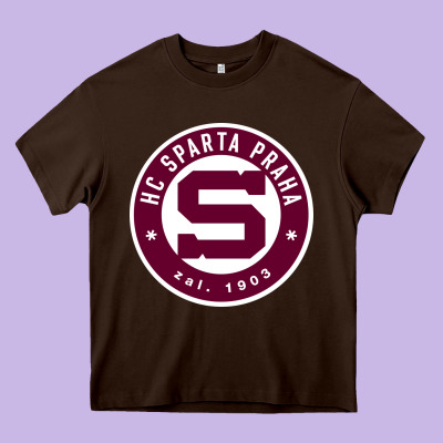 Hc Sparta Praha Heavy Core Tee Designed By Artisfamous