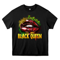 Black Future black queen Heavy Core Tee - FaDigitalArtStudio
