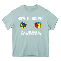 Arona youth rubiks cube rotate the sides to the position shown cube Heavy Core Tee - DesigneFamous