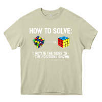 Mossy youth rubiks cube rotate the sides to the position shown cube Heavy Core Tee - DesigneFamous