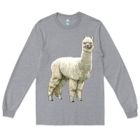 Heather Grey Alpaca Long Sleeve Tee - LillyAllenDesigns