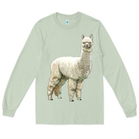 Matcha Alpaca Long Sleeve Tee - LillyAllenDesigns