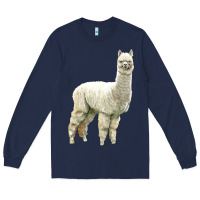 Navy Alpaca Long Sleeve Tee - LillyAllenDesigns