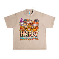 French Oak happy thanksgiving Urban Heavy Tee - CowhideDigitalArt