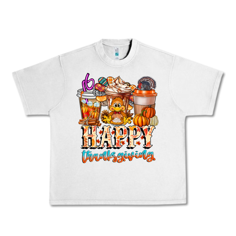 Happy Thanksgiving Urban Heavy Tee by CowhideDigitalArt | Teevron