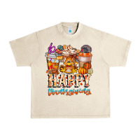 Sandshell happy thanksgiving Urban Heavy Tee - CowhideDigitalArt