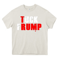 Cream tuck frump Heavy Core Tee - DesigneFamous