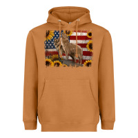 Meerkat American Wolves with Sunflower Background Png Heavyweight Hoodie - Jasminsmagicworld