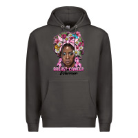 Smoke breast cancer warrior black woman Premium Hoodie - BarkalooDesign