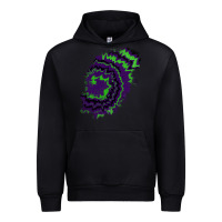 Black tie dye patch Urban Hoodie - RanaPortraitStore