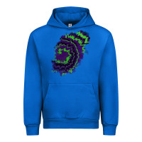 Cobalt tie dye patch Urban Hoodie - RanaPortraitStore