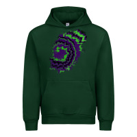 Forest Green tie dye patch Urban Hoodie - RanaPortraitStore
