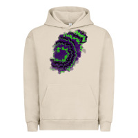 Pigment French Oak tie dye patch Urban Hoodie - RanaPortraitStore
