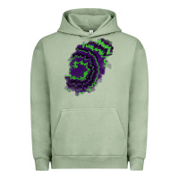 Pigment Oil Green tie dye patch Urban Hoodie - RanaPortraitStore