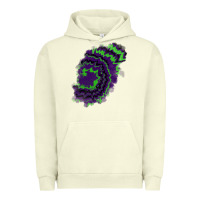 Pigment Pistachio tie dye patch Urban Hoodie - RanaPortraitStore
