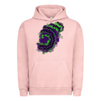 Pigment Salmon tie dye patch Urban Hoodie - RanaPortraitStore