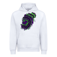 White tie dye patch Urban Hoodie - RanaPortraitStore