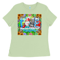 Matcha Love Christmas gnome Ladies Tee - CowhideDigitalArt