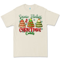 Bone snow flakes and christmas cakes Premium Tee - FaDigitalArtStudio