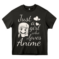 Asphalt just a girl who loves anime Heavy Core Tee - DesigneFamous