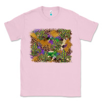 Bubblegum Pink mardi gras plaid purple glitter background Classic Tee - FaDigitalArtStudio
