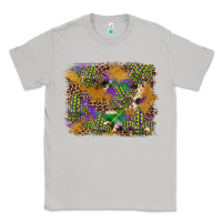 Moon Dust mardi gras plaid purple glitter background Classic Tee - FaDigitalArtStudio