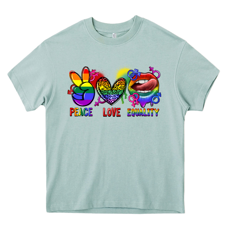 Peace Love Equality Heavy Core Tee by FaDigitalArtStudio | Teevron