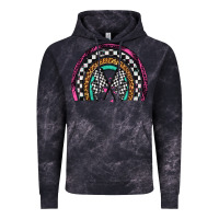 Cloud Black race leopard rainbow Vintage Hoodie - Artiststas
