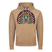 Vintage Coffee race leopard rainbow Vintage Hoodie - Artiststas