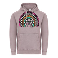 Vintage Zinc race leopard rainbow Vintage Hoodie - Artiststas