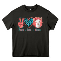 Asphalt Peace Love Goats Heavy Core Tee - Jasminsmagicworld