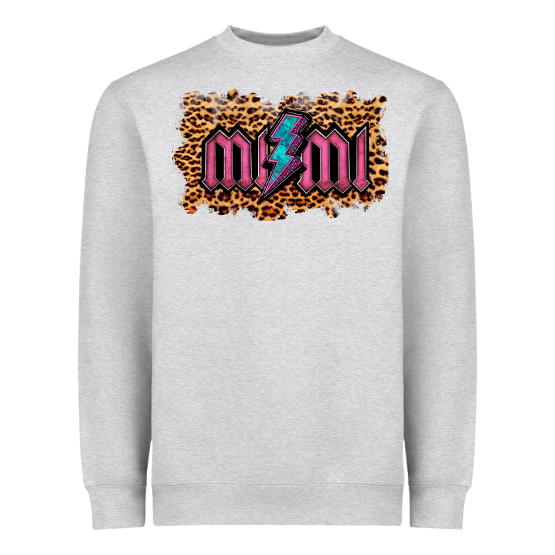 Leopard Mimi Lightning Heavyweight Sweatshirt by RanaPortraitStore | Teevron