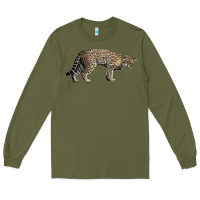 Army Green Ocelot Long Sleeve Tee - LillyAllenDesigns