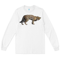 White Ocelot Long Sleeve Tee - LillyAllenDesigns
